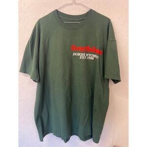 mnml Sleepy Hollows Ranch Dubois Wyoming Graphic T-Shirt Green Mens Medium